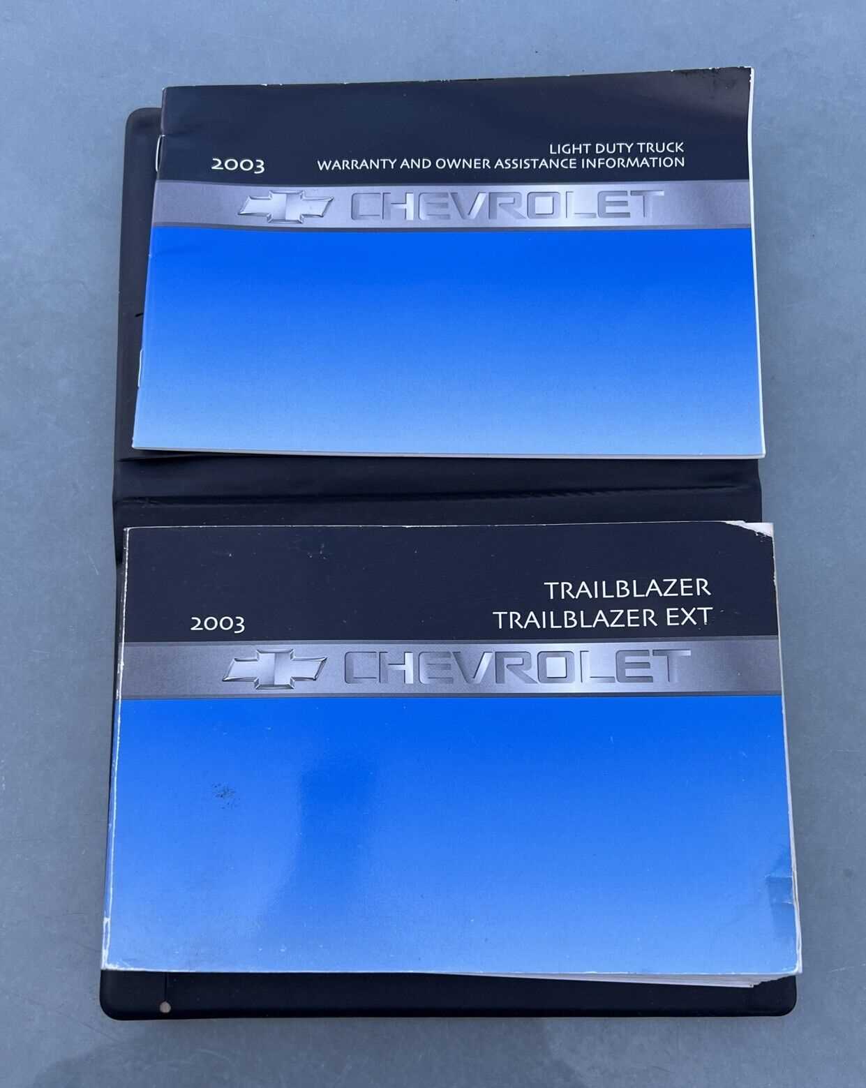 03 trailblazer owners manual