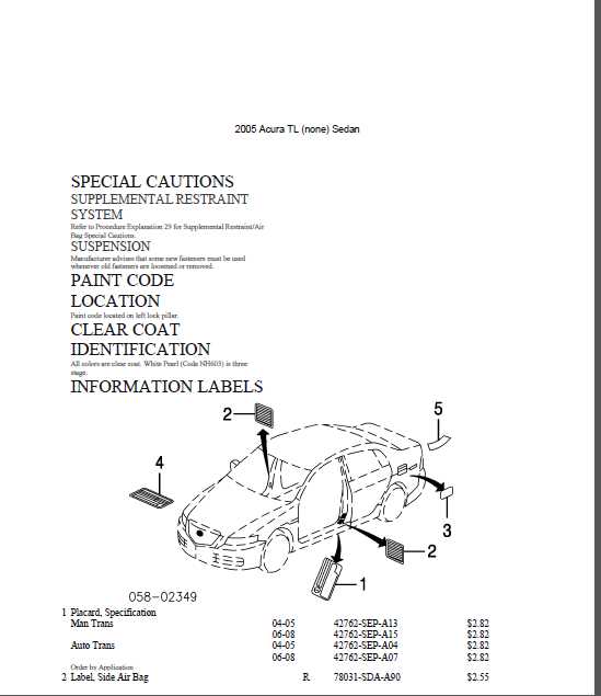 05 acura tl owners manual