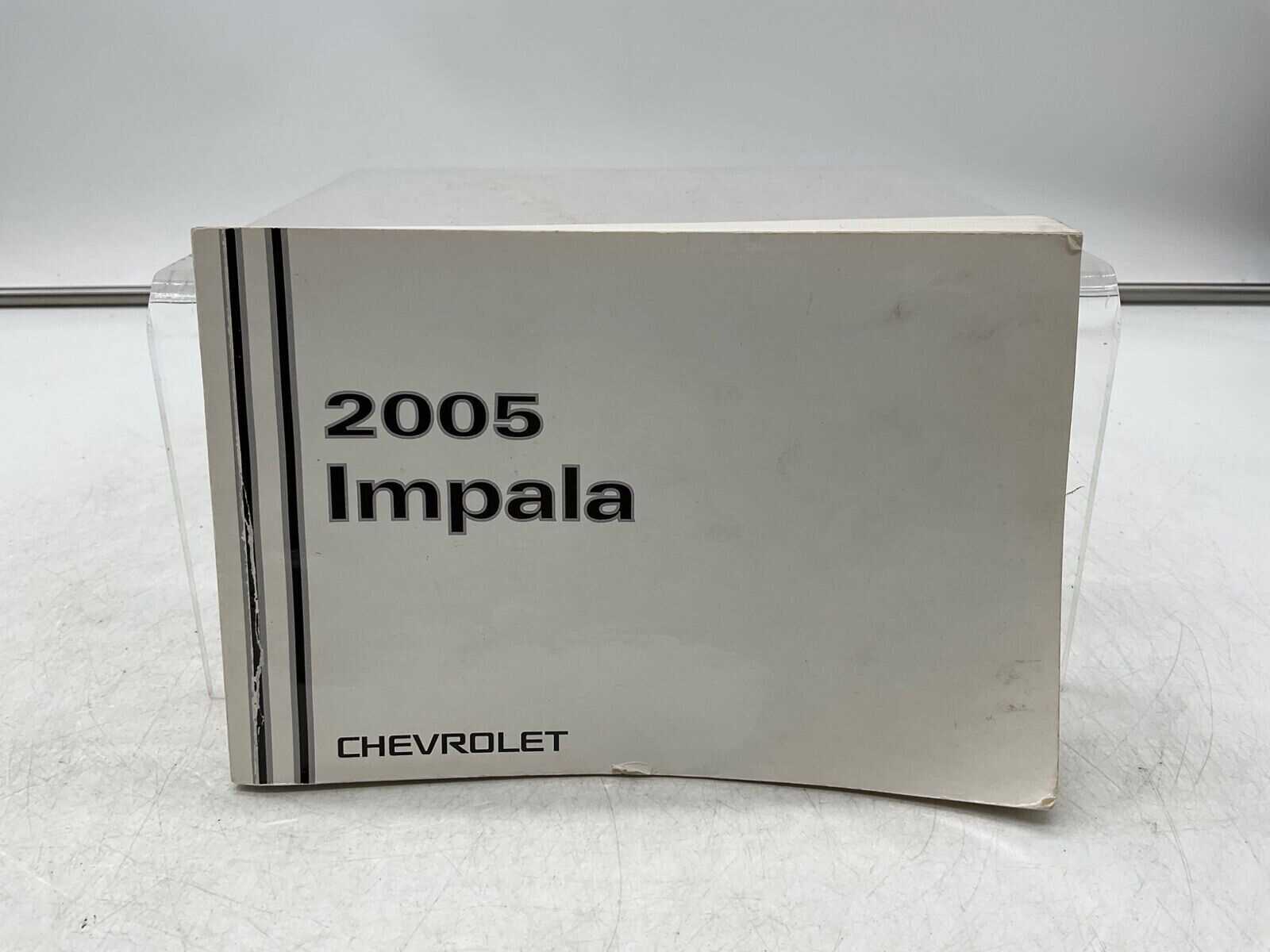 06 chevy impala owners manual