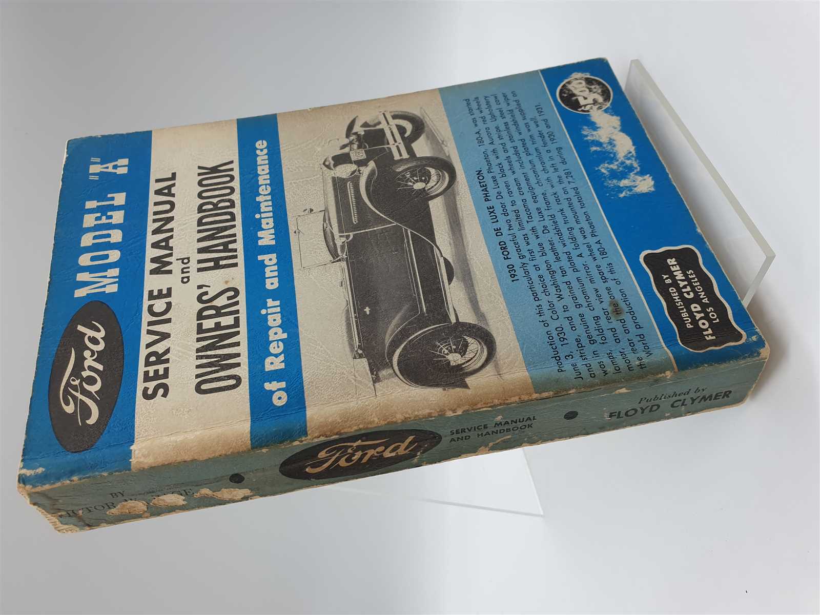 1930 ford model a owners manual