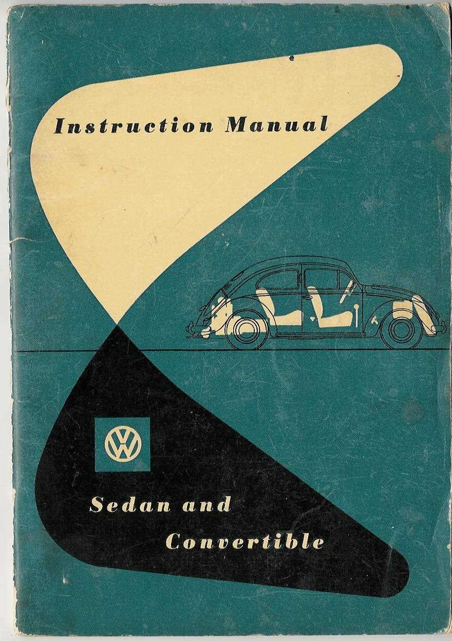 1962 vw beetle owners manual