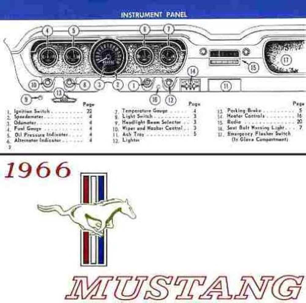 1966 mustang owners manual