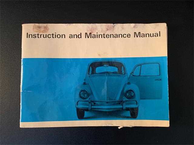 1967 vw beetle owners manual