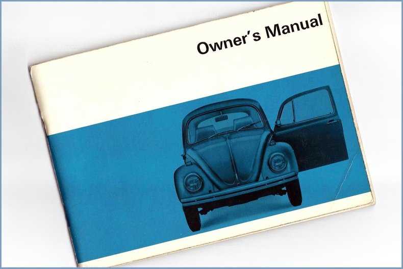 1967 vw beetle owners manual