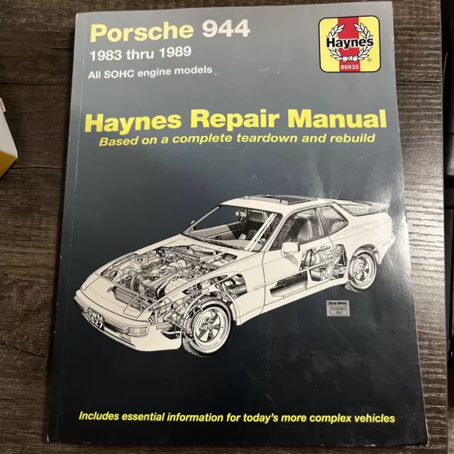 1983 porsche 944 owners manual