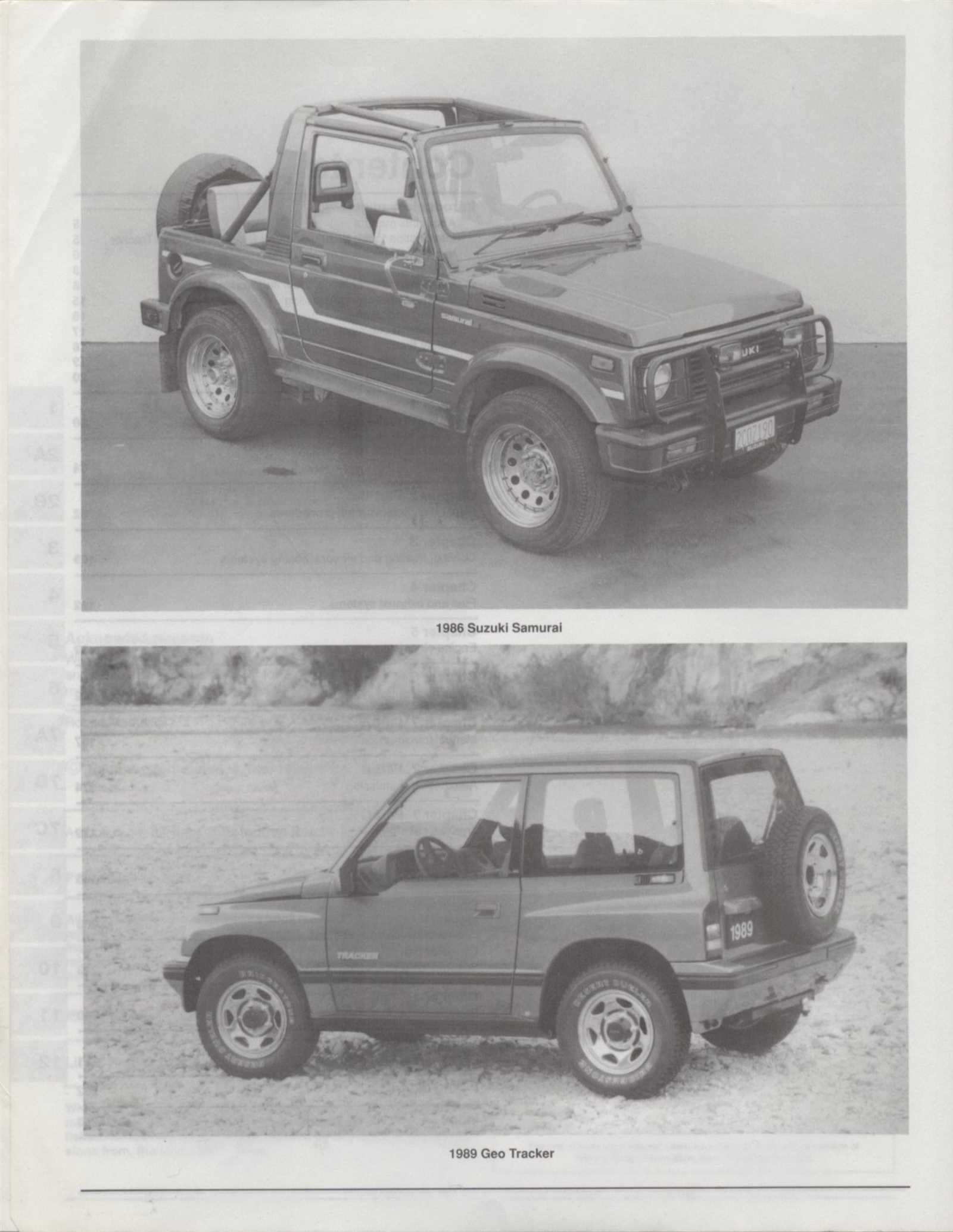 1988 suzuki samurai owners manual