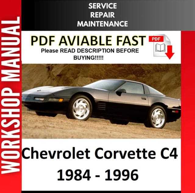 1988 corvette owners manual