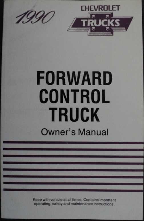 1990 chevy silverado owners manual