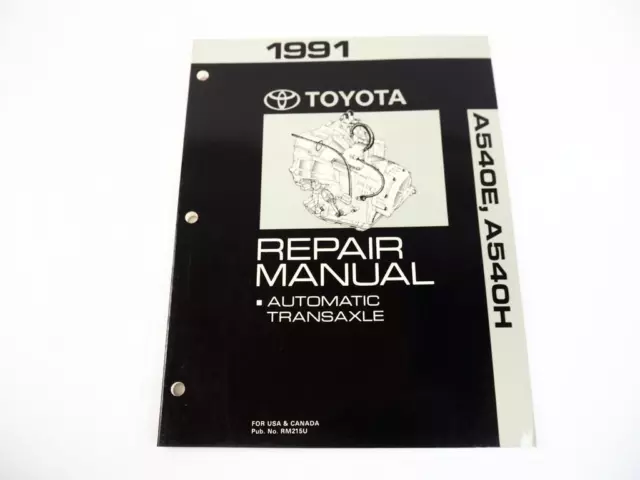 1991 toyota camry owners manual