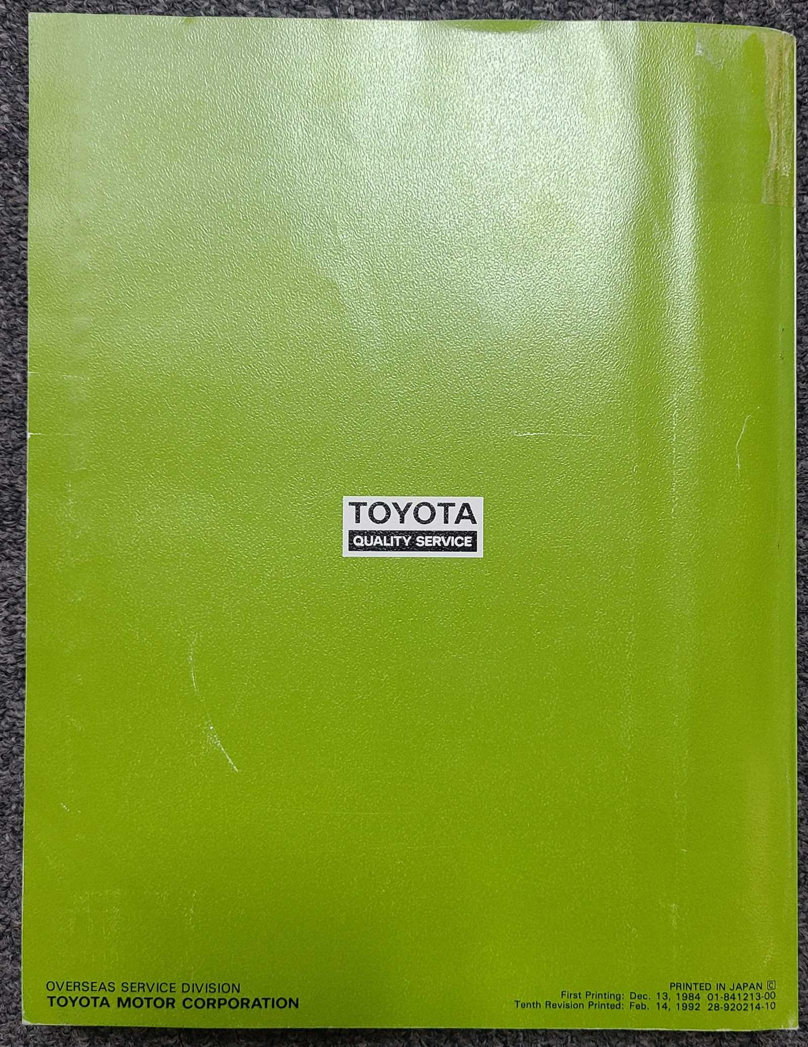 1992 toyota land cruiser owners manual