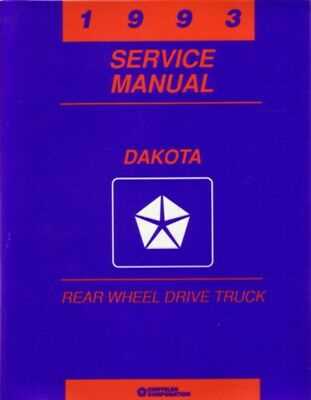 1993 dodge dakota owners manual