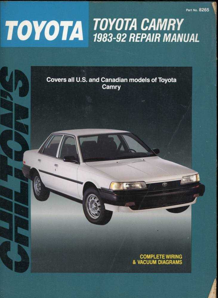 1993 toyota camry owners manual