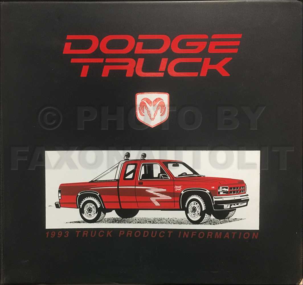 1993 dodge dakota owners manual