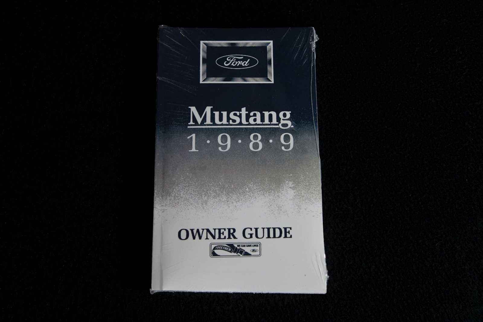 1993 ford mustang owners manual