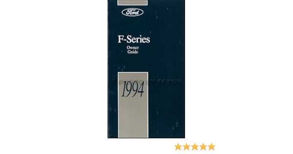 1994 f150 owners manual