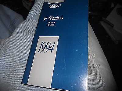 1994 ford f150 owners manual