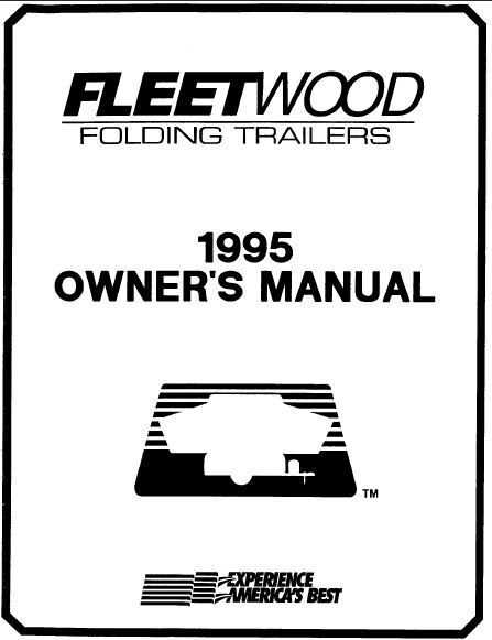 1994 coleman destiny owners manual