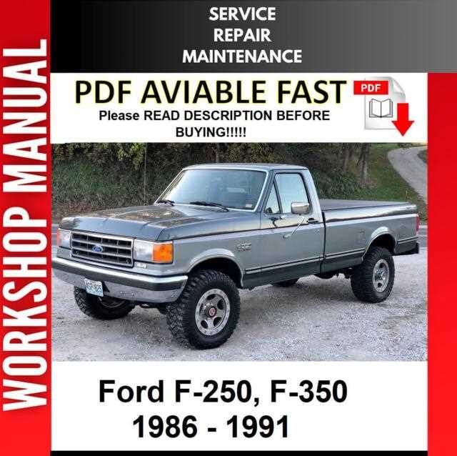 1994 ford f250 owners manual