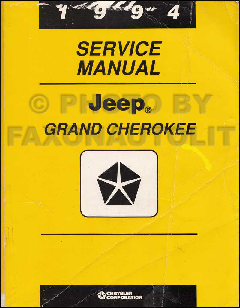 1995 jeep grand cherokee owners manual