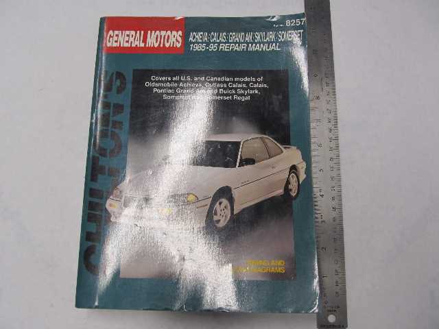 1995 pontiac grand am owners manual