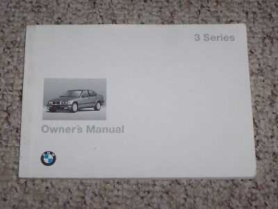 1996 bmw 318i owners manual