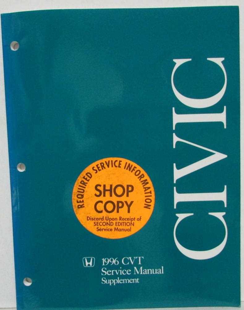 1996 honda civic owners manual