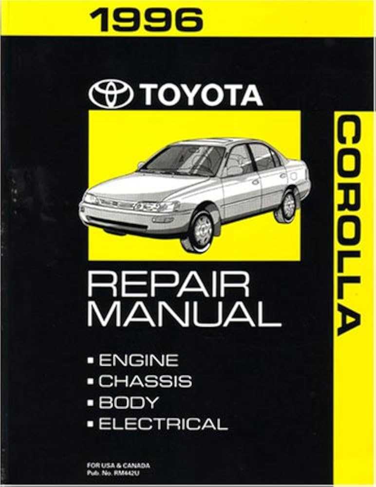 1996 toyota corolla owners manual