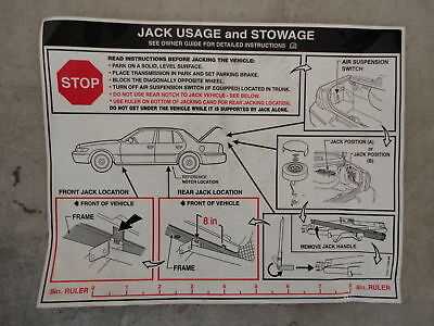 1997 lincoln town car owners manual