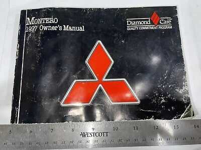 1997 mitsubishi montero sport owners manual