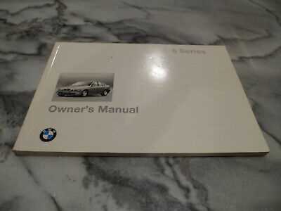 1997 bmw 528i owners manual