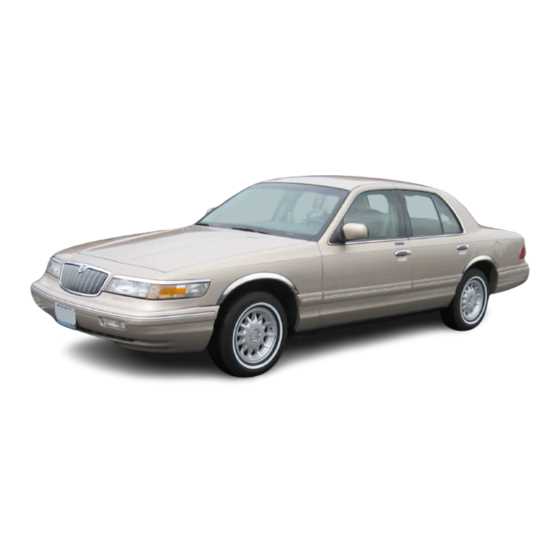 1997 mercury grand marquis owners manual