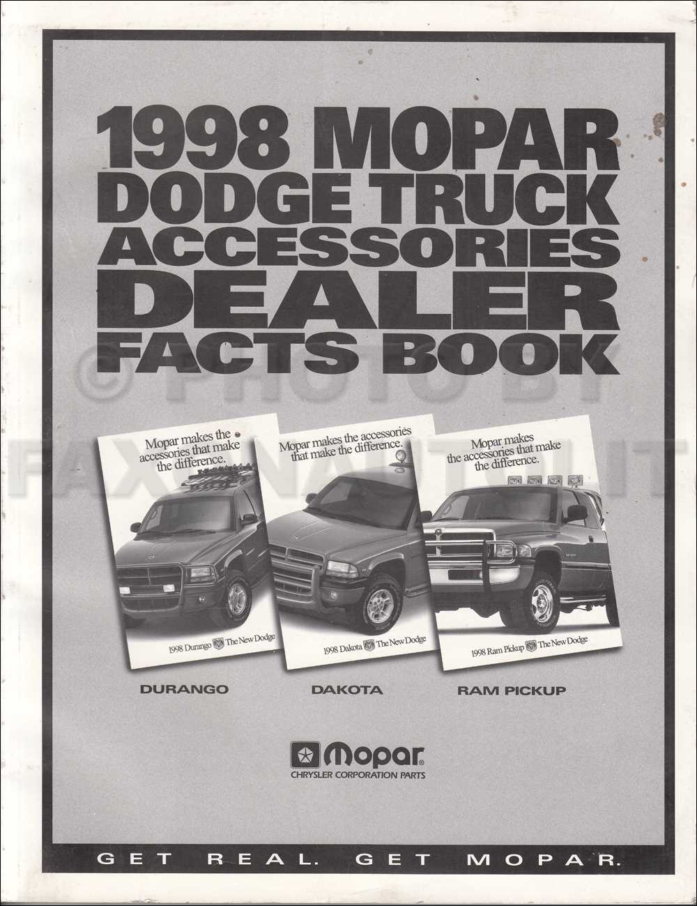 1998 dodge durango owners manual