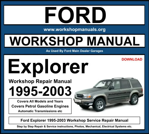 1998 ford explorer xlt owners manual