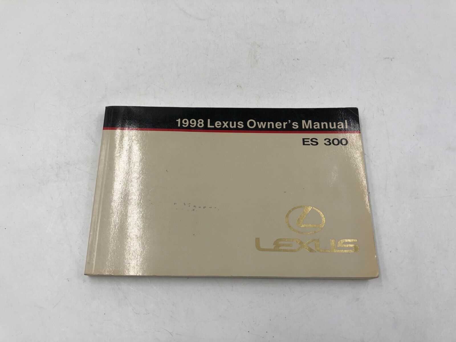 1998 lexus es300 owners manual