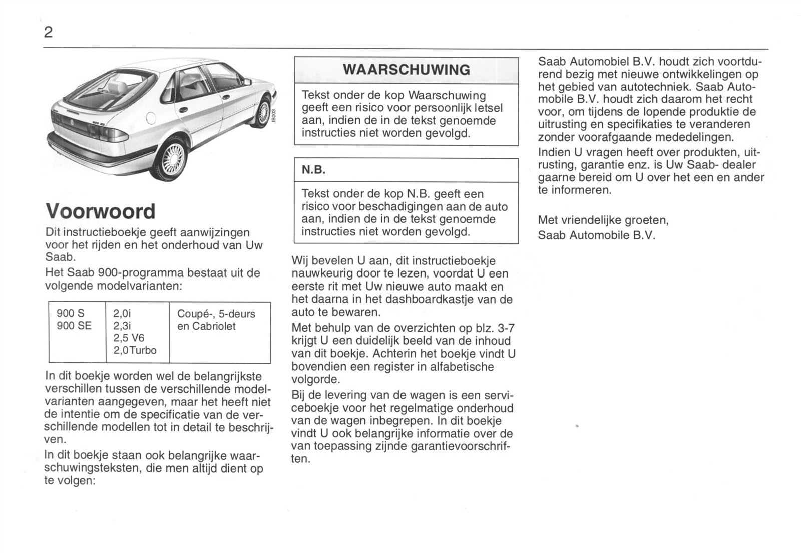 1998 saab 900 owners manual