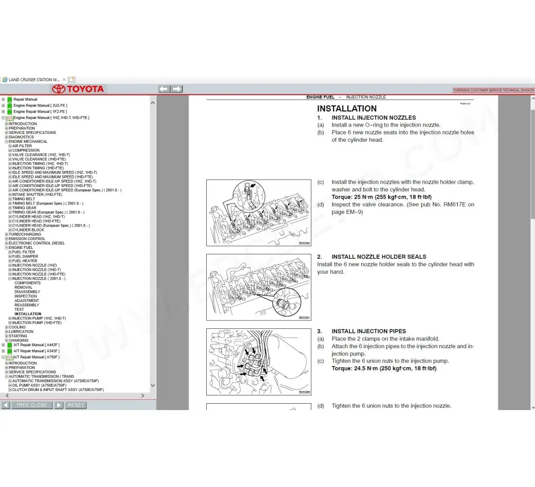 1998 toyota land cruiser owners manual