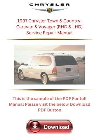 1998 chrysler town country owners manual