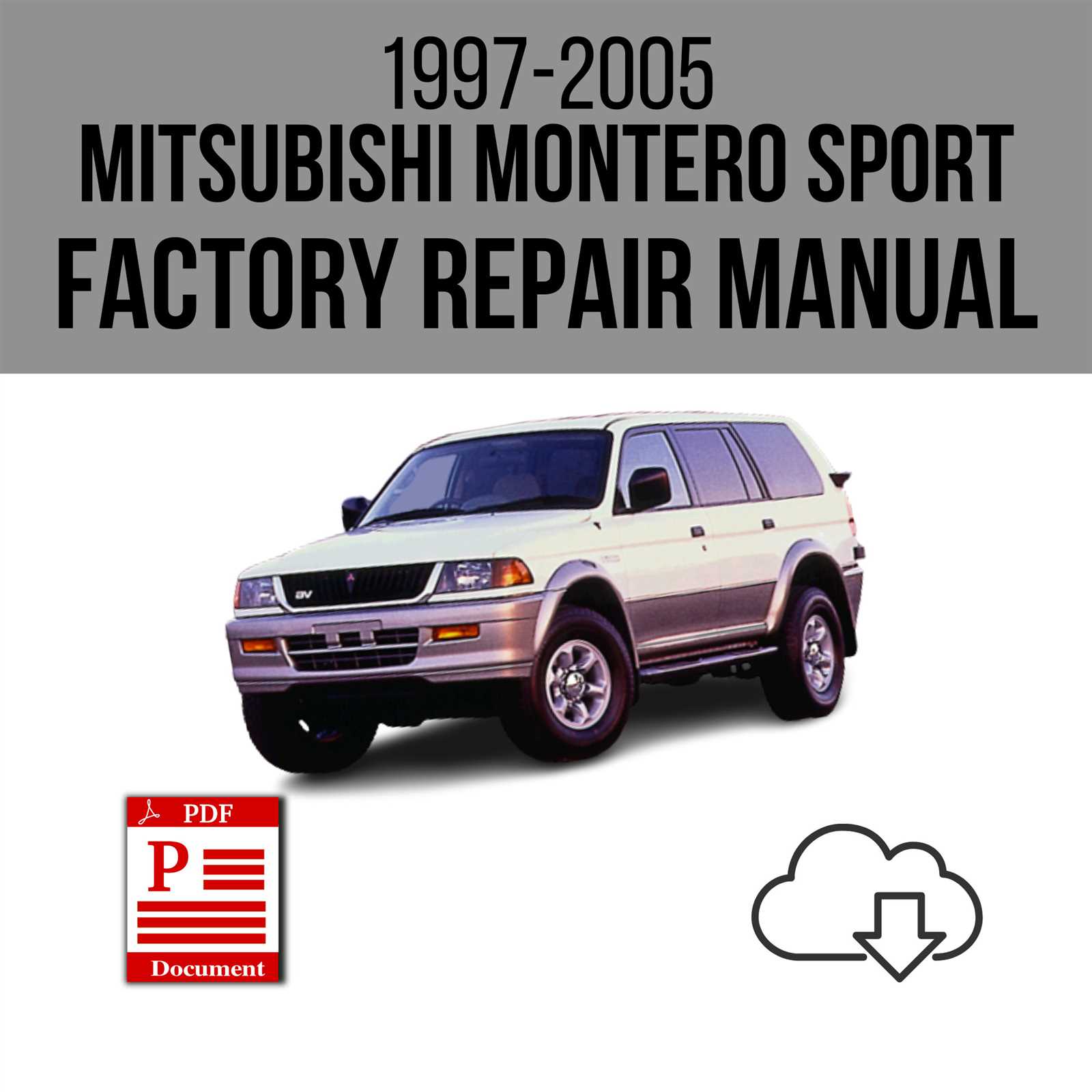 1998 mitsubishi montero sport owners manual