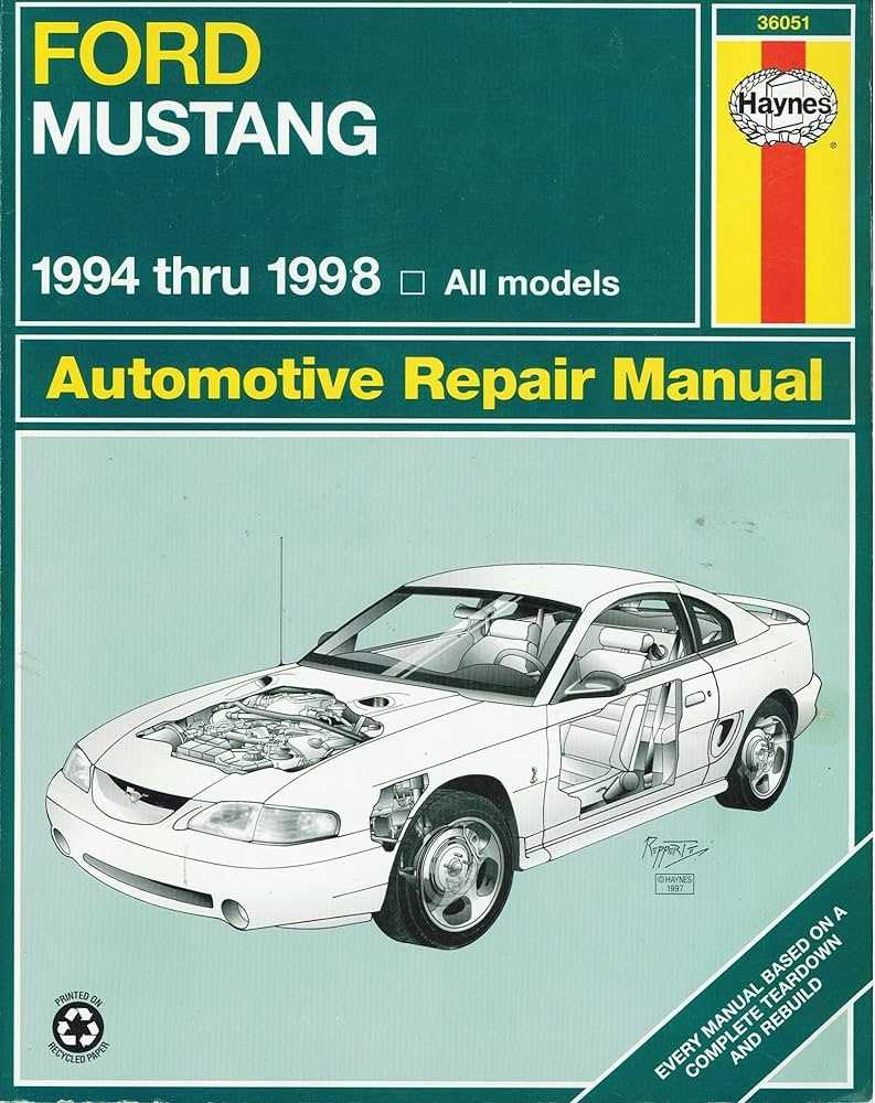 1998 mustang owners manual