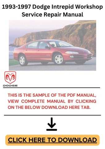 1999 dodge intrepid owners manual