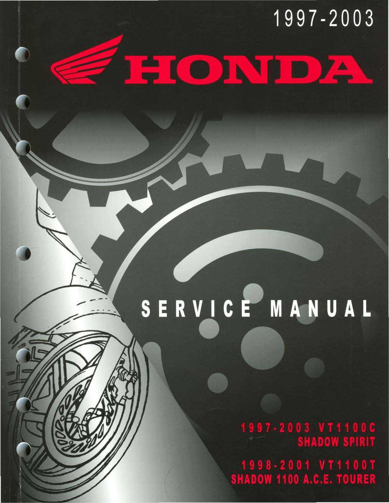 1999 honda shadow owners manual