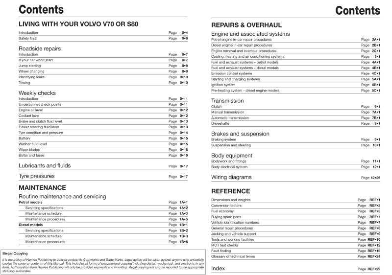 1999 volvo s80 owners manual