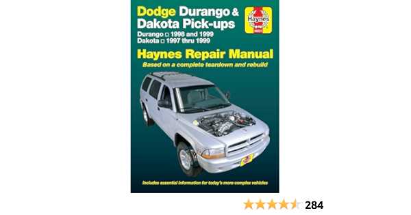 1999 dodge durango slt owners manual