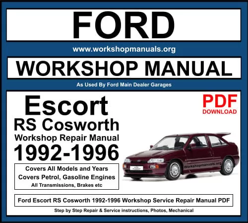 1999 ford escort owners manual