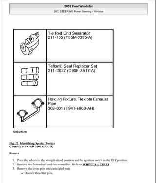 1999 ford windstar owners manual