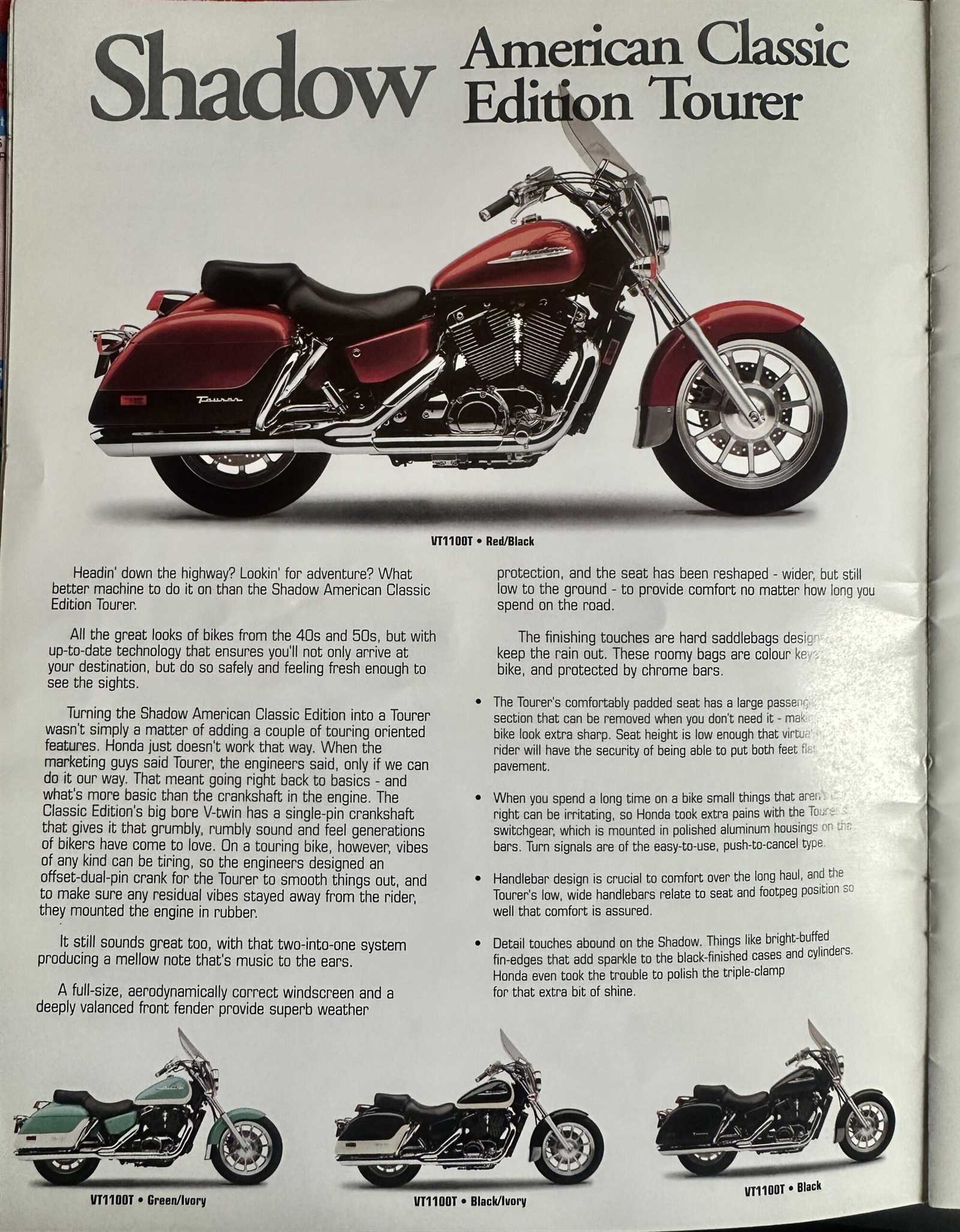 1999 honda shadow owners manual