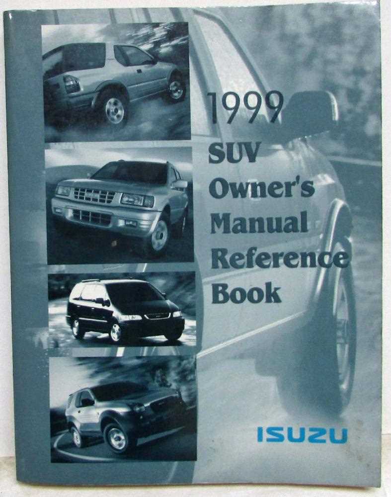 1999 isuzu rodeo owners manual