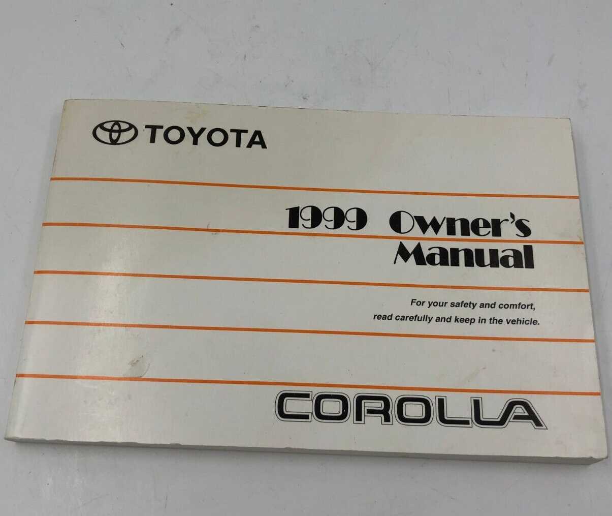 1999 toyota solara owners manual