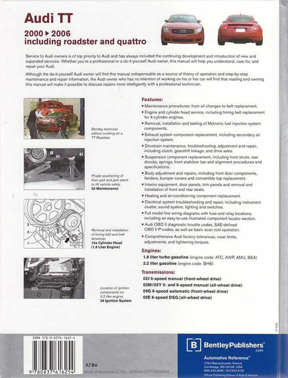 2000 audi tt quattro owners manual