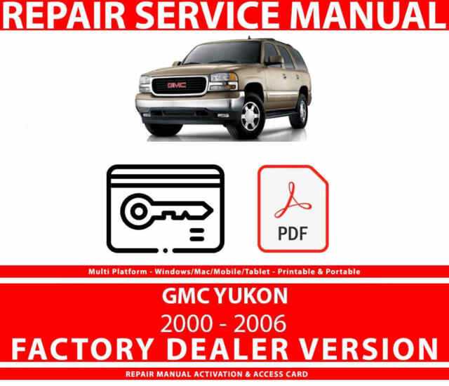 2000 gmc yukon denali owners manual